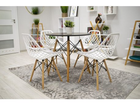 Bolzz Roma set 4 stolice White