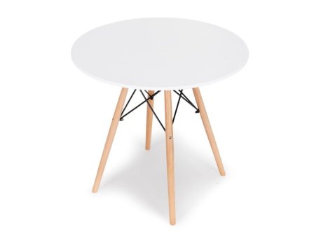 Bolzz Torino okrugli sto 80 cm White