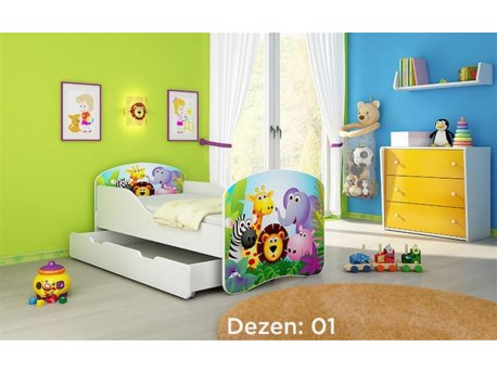ACMA 1 Krevet za decu sa dodatnom fiokom 160 x 80 cm