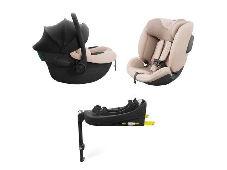 KINDERKRAFT Set auta sedišta I-lite I-fix endura safe sa isofix bazom beige