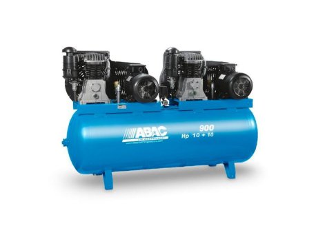 ABAC PRO Klipni kompresor-tandem PRO B7000/900 T10 V400, 900l, 2420 l/min, 7.5kW + 7.5kW