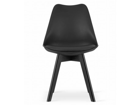 ModernHome Napoli set 4 stolice Double Black