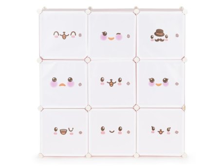 ModernHome Dečiji ormar sa 9 polica Emoji
