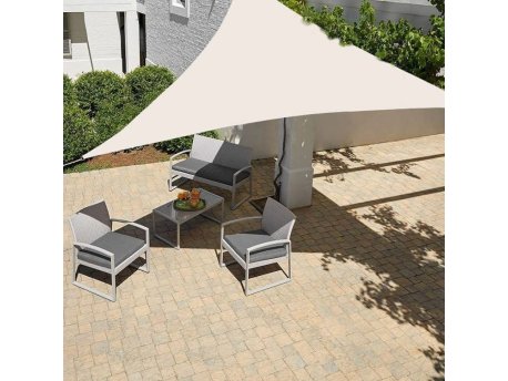 ModernHome Solarno trouglasto jedro 4x4x4m Beige