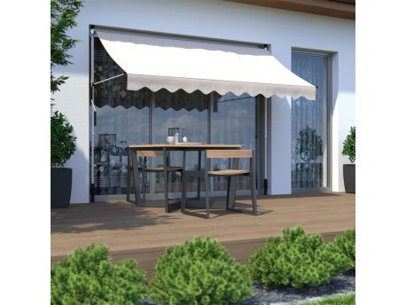 MultiGarden Tenda za terasu i balkon sa podešavanjem visine 2x1.2m Beige