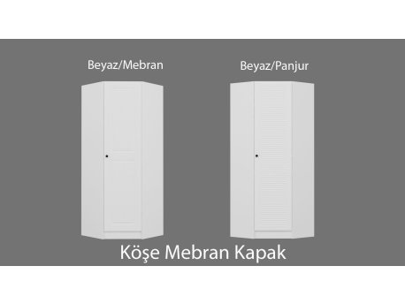 HANAH HOME Ormar Kale Corner White 190