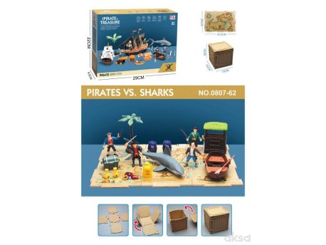 HK MINI Igračka pirati i ajkule