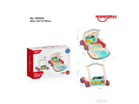 HK MINI Igračka 2U1 guralica i gimnastika za igru