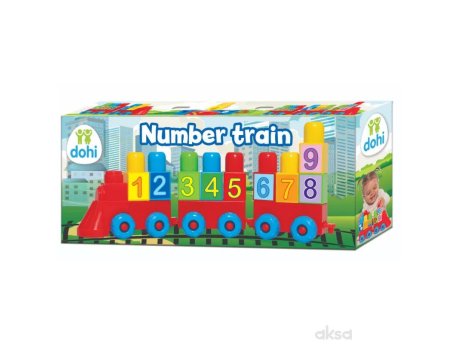 DOHANY TOYS Kocke vozić sa brojevima