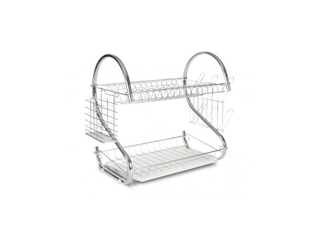 ROSBERG Ocedjivač za sudove R53000H 2 nivoa hromiran 40x25x39cm