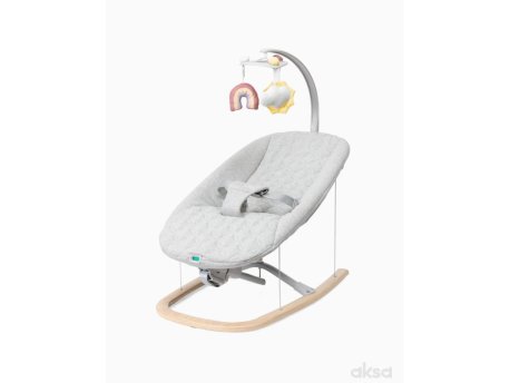 CHICCO Ležaljka Zen Zen Wave Wooden Grey