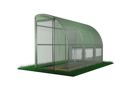 CHOMIK BAŠTENSKI PLASTENIK 3-SEGMENTNI ''POLOVINA'' ZELENI 3x1,5x2 m 1422