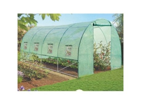CHOMIK PLASTENIK BAŠTENSKI 4-SEGMENTNI 4,5 x 2 x 2 m ZELENI SA OPCIJOM DODATNE VENTILACIJE 3927