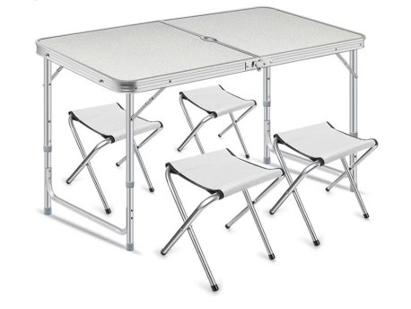 Bolzz Kamperski set sto + 4 stolice