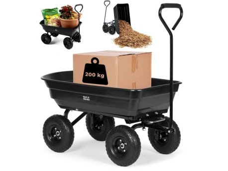 MultiGarden Baštenska transportna kiperska kolica, nosivosti do 200kg