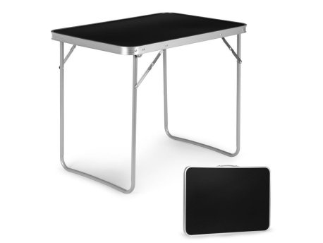 ModernHome Sklopivi piknik sto, 70x50 cm, crni