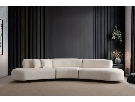 Atelier del Sofa Ugaona sofa Pars Cream (L1 + 01 + 1R) Corner v2