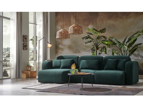 Atelier del Sofa Ugaona sofa Kuba Green