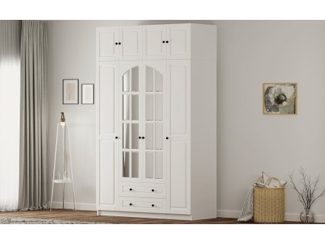 HANAH HOME Beli mat ormar Rb 185 12 (167RAB1204)