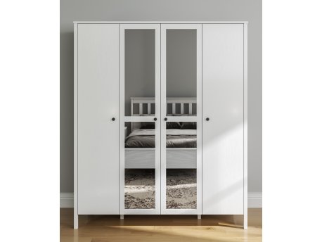 HANAH HOME Drveni beli ormar FRN 20018