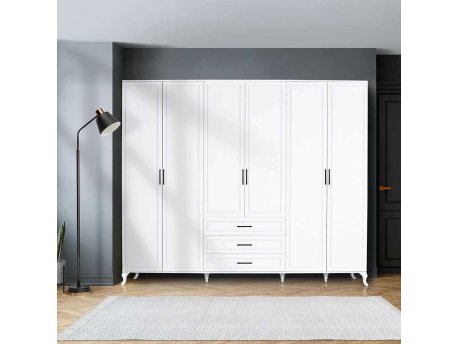 HANAH HOME Ormar bele boje Country (479ADR1904)