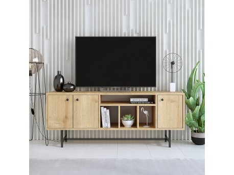 HANAH HOME TV polica Lucas Sapphire Oak