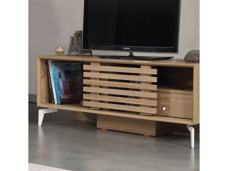 HANAH HOME TV polica Lulu 125 Oak