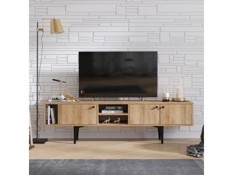 HANAH HOME TV polica Riena Sapphire Oak