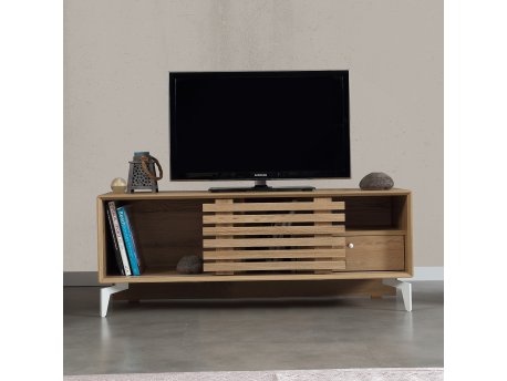 HANAH HOME TV polica Lulu 100 Oak