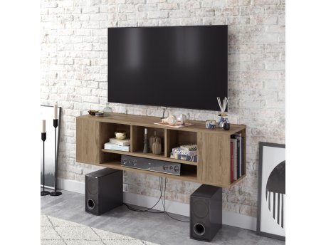 HANAH HOME TV polica Paldi Walnut