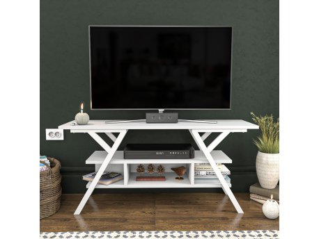 HANAH HOME TV polica Minerva White