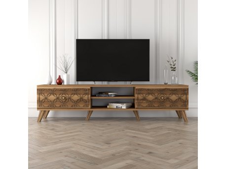 HANAH HOME TV polica Class Walnut