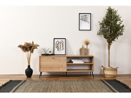 HANAH HOME TV polica Calvin Oak 140