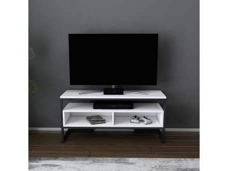 HANAH HOME TV polica Merrion Black White