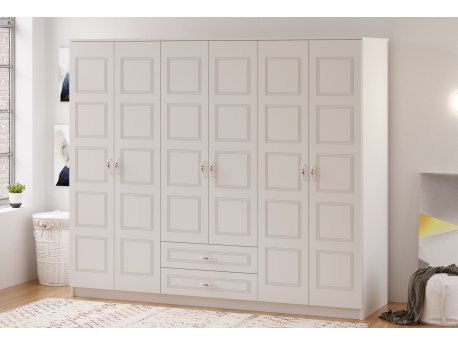 HANAH HOME Mat beli ormar Rb 003 (167RAB1175)