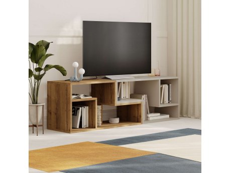 HANAH HOME TV polica Glis Hitit Sandstone