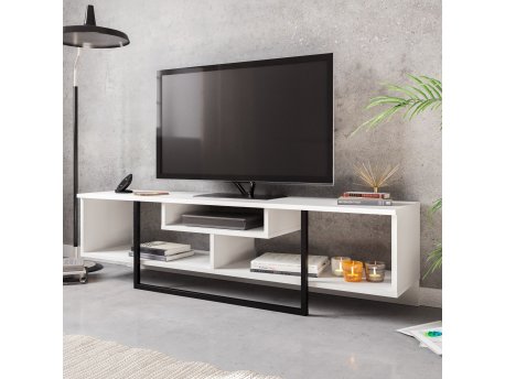 HANAH HOME TV polica Asal (150) White Black
