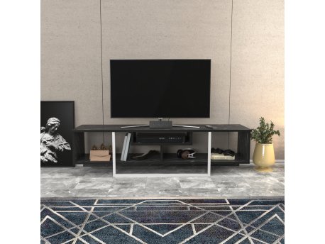 HANAH HOME TV polica Asal 150 Black White