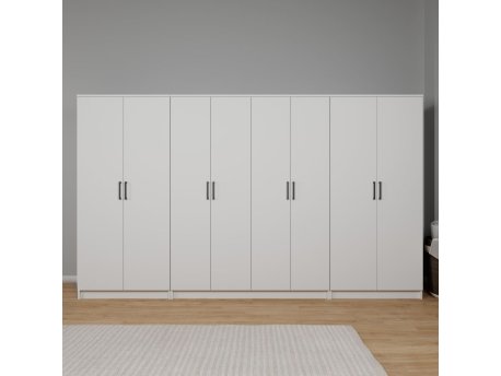HANAH HOME Ormar bele boje Kardelen 1600 108