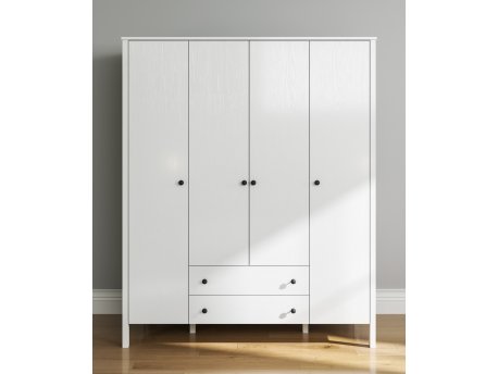 HANAH HOME Drveni beli ormar FRN 20013