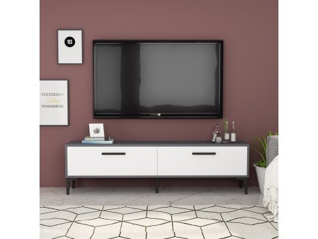HANAH HOME TV polica Inel Anthracite White