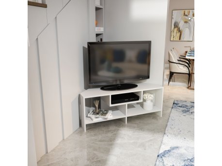 HANAH HOME TV polica Maldiv White