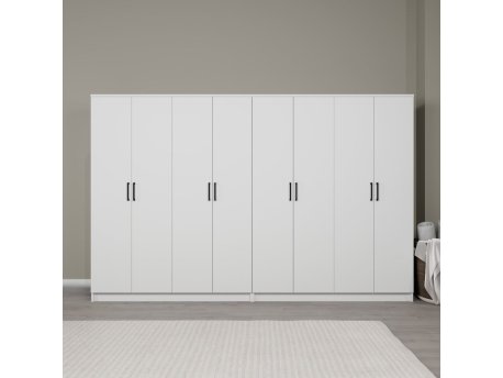HANAH HOME Ormar bele boje Kardelen 1600 128