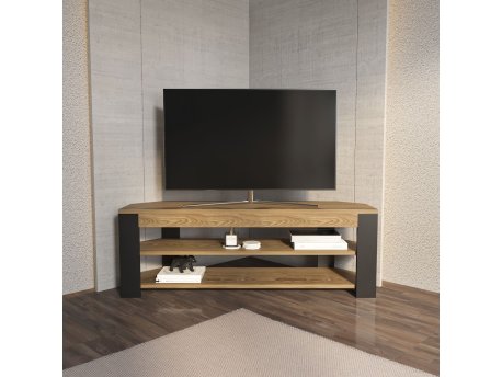 HANAH HOME TV polica Rita Oud Oak Anthracite