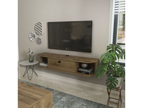 HANAH HOME TV polica Ibarra Oud Oak