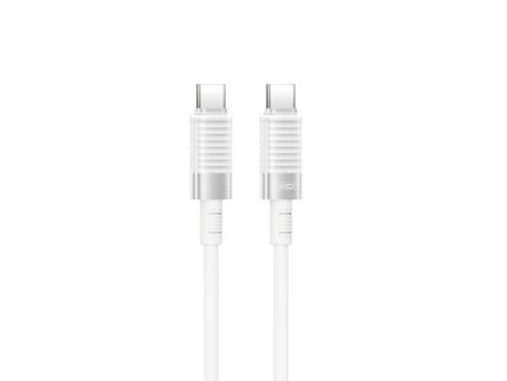 XO XO kabl za telefon USB-C na USB-C 1m 60W WHITE