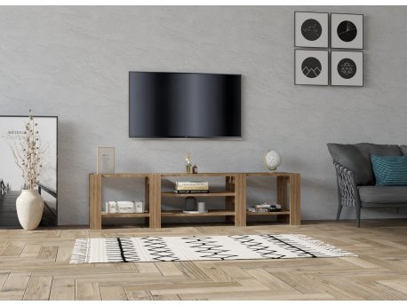 HANAH HOME TV polica Technic Walnut