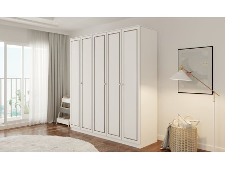 HANAH HOME Ormar mat bele boje Rb 094 02