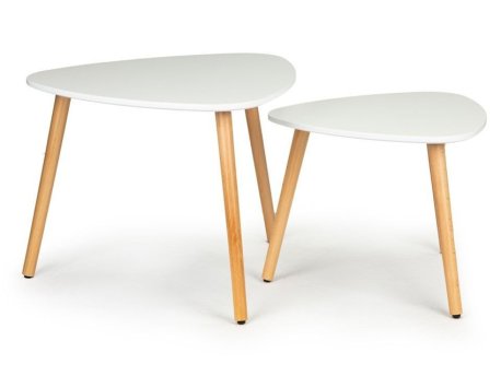 ModernHome Klub sto ,set od dva komada drveni