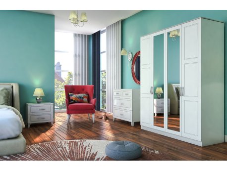 HANAH HOME Ormar mat bela boja Rb 163